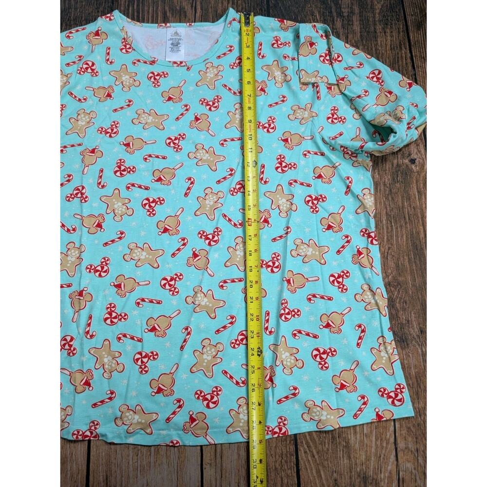 Disney Store Mickey Mouse & Friends Mint Holiday Pajama 2X Gingerbread Candy Can - Picture 5 of 12